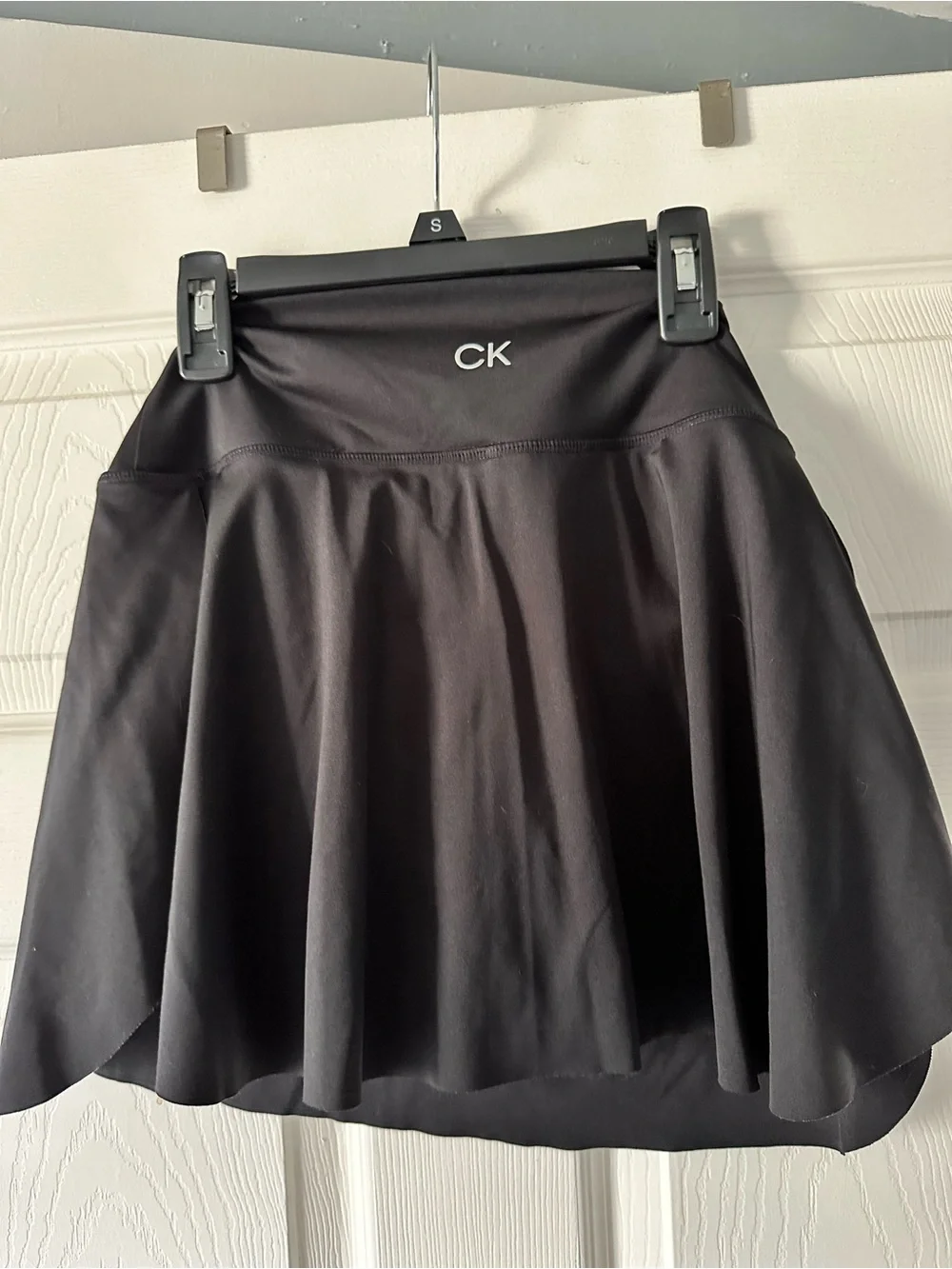 Calvin Klein Black Skater Performance Skirt